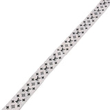 LOUIS VUITTON ルイヴィトン バンドー BB レッツ ゴー 黒/白 M76442 レディース シルク100% スカーフ Aランク 中古 銀蔵