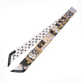 ルイヴィトンバンドー BB レッツ ゴー 黒/白 レディース スカーフ