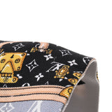 LOUIS VUITTON ルイヴィトン バンドー BB レッツ ゴー 黒/白 M76442 レディース シルク100% スカーフ Aランク 中古 銀蔵