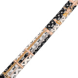 LOUIS VUITTON ルイヴィトン バンドー モノグラム コンフィデンシャル 黒/白 M78656 レディース シルク100％ スカーフ ABランク 中古 銀蔵