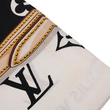 LOUIS VUITTON ルイヴィトン バンドー モノグラム コンフィデンシャル 黒/白 M78656 レディース シルク100％ スカーフ ABランク 中古 銀蔵