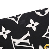 LOUIS VUITTON ルイヴィトン バンドー モノグラム コンフィデンシャル 黒/白 M78656 レディース シルク100％ スカーフ ABランク 中古 銀蔵