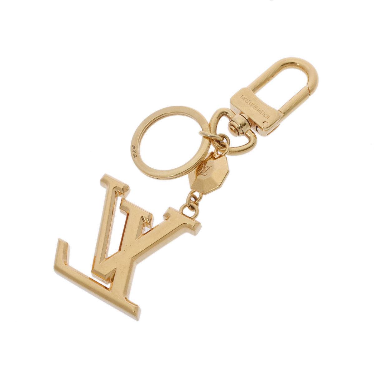 ルイヴィトンポルトクレ LV ファセット キーリング ゴールド金具 ユニ