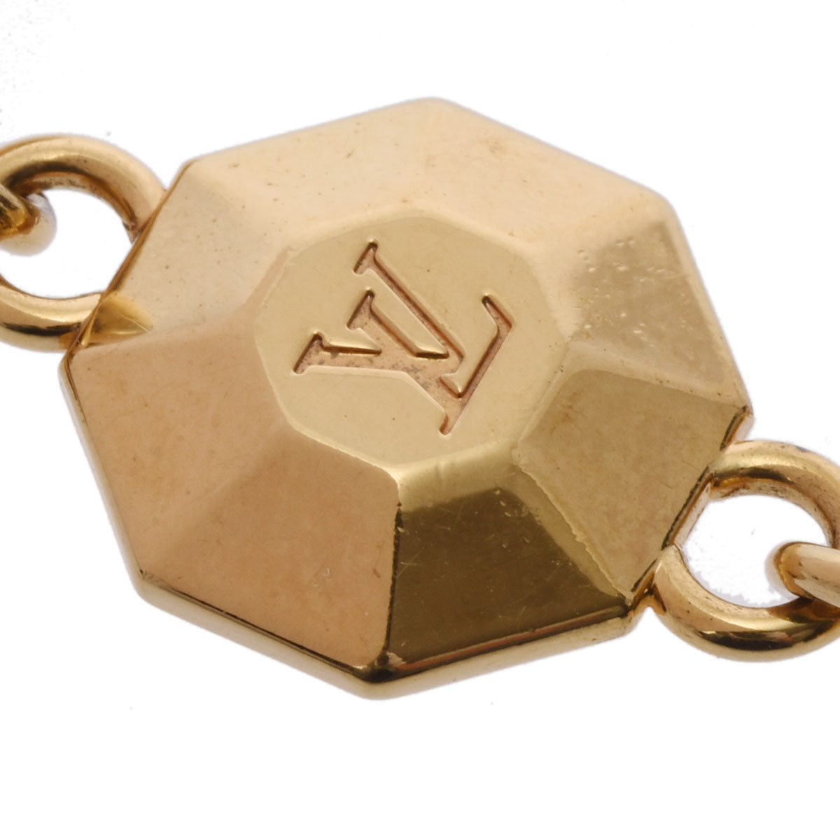 ルイヴィトンポルトクレ LV ファセット キーリング ゴールド金具 ユニ