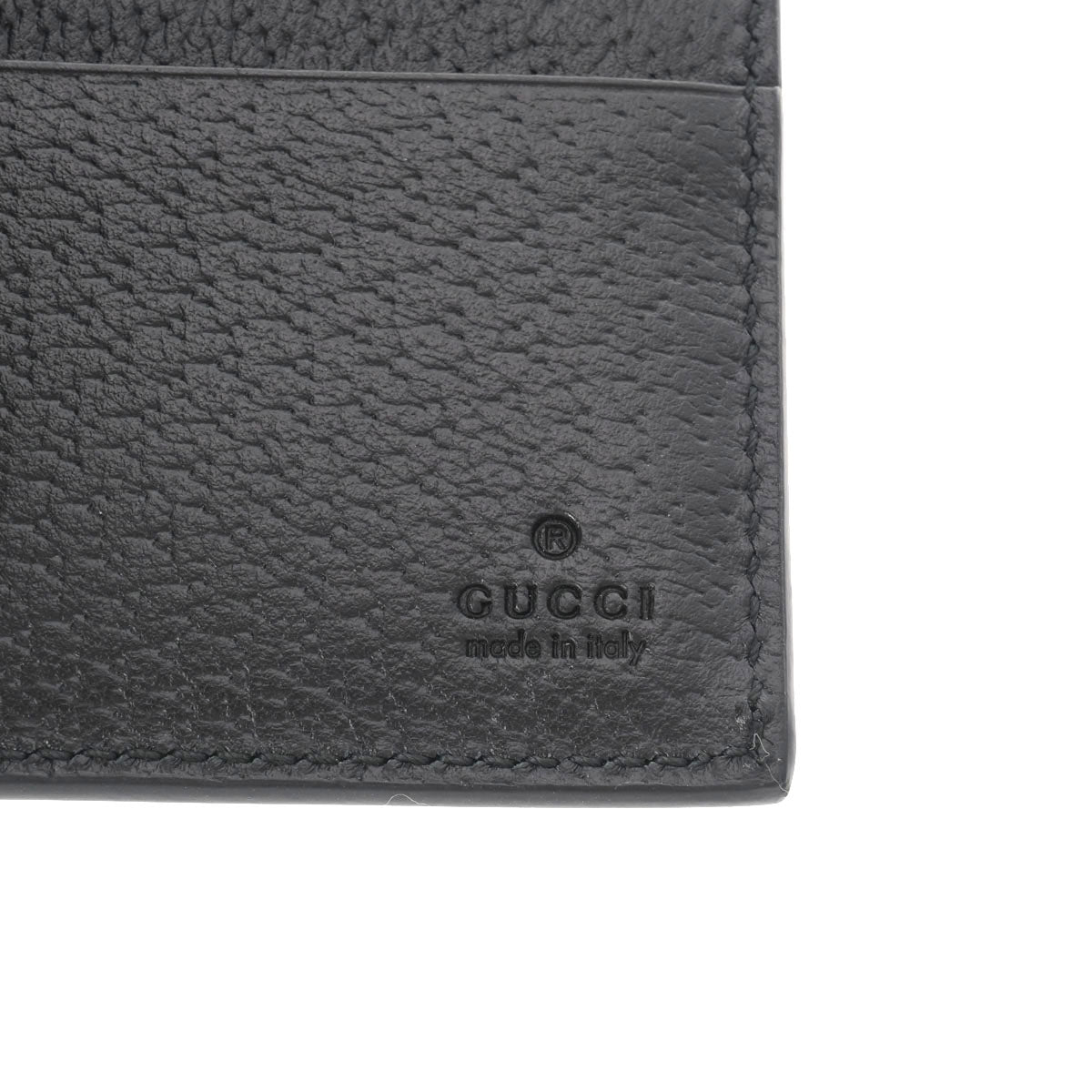 グッチビー＆スター 黒 レディース カーフ 二つ折り財布 495055 GUCCI – 銀蔵オンライン