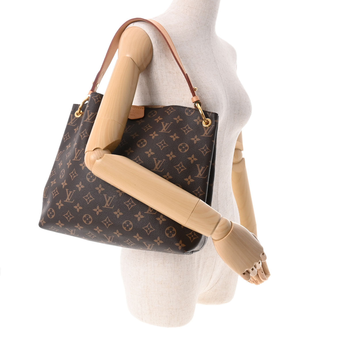 ルイヴィトングレースフル PM 14145 ベージュ レディース モノグラムキャンバス ワンショルダーバッグ M43701 LOUIS VUITTON  中古 – 銀蔵オンライン