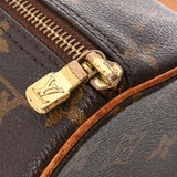 LOUIS VUITTON ルイヴィトン モノグラム パピヨンGM ブラウン M51385 レディース モノグラムキャンバス ハンドバッグ Bランク 中古 銀蔵