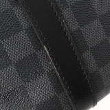 LOUIS VUITTON ルイヴィトン ダミエ グラフィット タダオ 黒 N51192 メンズ ダミエグラフィットキャンバス ハンドバッグ Bランク 中古 銀蔵