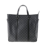 LOUIS VUITTON ルイヴィトン ダミエ グラフィット タダオ 黒 N51192 メンズ ダミエグラフィットキャンバス ハンドバッグ Bランク 中古 銀蔵