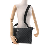 LOUIS VUITTON ルイヴィトン ダミエ グラフィット ミック PM 旧型 黒/グレー N41211 メンズ ダミエグラフィットキャンバス ショルダーバッグ ABランク 中古 銀蔵