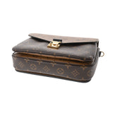 LOUIS VUITTON ルイヴィトン モノグラム ポシェットメティスMM 2WAY ブラウン/黒 M44876 レディース モノグラムリバース キャンバス ハンドバッグ Aランク 中古 銀蔵