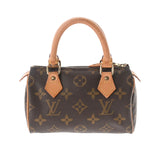 LOUIS VUITTON ルイヴィトン モノグラム ミニスピーディ ブラウン M41534 レディース モノグラムキャンバス ハンドバッグ Bランク 中古 銀蔵