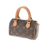 LOUIS VUITTON ルイヴィトン モノグラム ミニスピーディ ブラウン M41534 レディース モノグラムキャンバス ハンドバッグ Bランク 中古 銀蔵