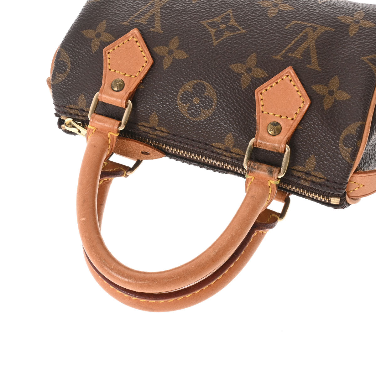 LOUIS VUITTON ルイヴィトン モノグラム ミニスピーディ ブラウン 