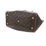LOUIS VUITTON ルイヴィトン モノグラム ティヴォリ GM ブラウン M40144 レディース モノグラムキャンバス ハンドバッグ Bランク 中古 銀蔵