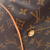 LOUIS VUITTON ルイヴィトン モノグラム ティヴォリ GM ブラウン M40144 レディース モノグラムキャンバス ハンドバッグ Bランク 中古 銀蔵