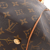 LOUIS VUITTON ルイヴィトン モノグラム ティヴォリ GM ブラウン M40144 レディース モノグラムキャンバス ハンドバッグ Bランク 中古 銀蔵