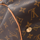 LOUIS VUITTON ルイヴィトン モノグラム ティヴォリ GM ブラウン M40144 レディース モノグラムキャンバス ハンドバッグ Bランク 中古 銀蔵