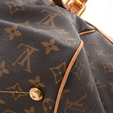 LOUIS VUITTON ルイヴィトン モノグラム ティヴォリ GM ブラウン M40144 レディース モノグラムキャンバス ハンドバッグ Bランク 中古 銀蔵