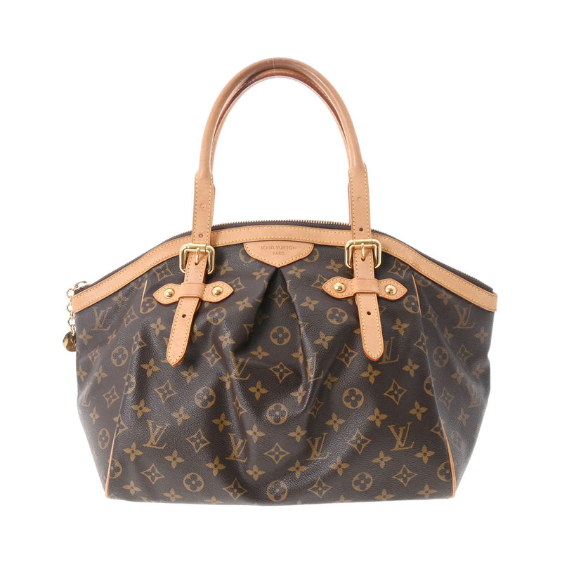 LOUIS VUITTON ルイヴィトン モノグラム ティヴォリ GM ブラウン M40144 レディース モノグラムキャンバス ハンドバッグ Bランク 中古 銀蔵