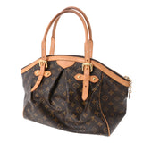 LOUIS VUITTON ルイヴィトン モノグラム ティヴォリ GM ブラウン M40144 レディース モノグラムキャンバス ハンドバッグ Bランク 中古 銀蔵