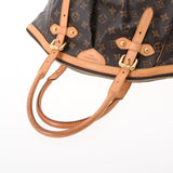 LOUIS VUITTON ルイヴィトン モノグラム ティヴォリ GM ブラウン M40144 レディース モノグラムキャンバス ハンドバッグ Bランク 中古 銀蔵