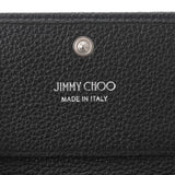 JIMMY CHOO ジミーチュウ スタースタッズ 黒 シルバー金具 NELLO-UUF-0027 レディース カーフ カードケース 未使用 銀蔵