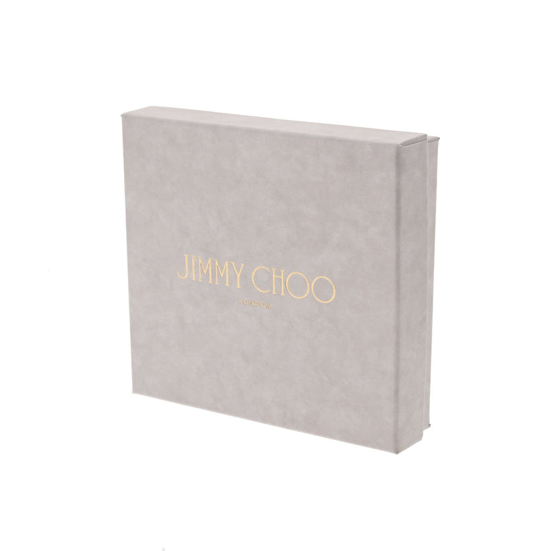 JIMMY CHOO ジミーチュウ スタースタッズ カードケース ブラック シルバー金具 NELLO-UUF-0027 レディース カーフ カードケース 未使用 銀蔵