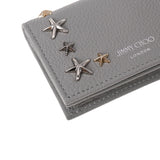 JIMMY CHOO ジミーチュウ スタースタッズ ムーンストーン/MIX シルバー金具 NELLO-UUF-0222 レディース カーフ カードケース 未使用 銀蔵