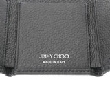 JIMMY CHOO ジミーチュウ コンパクトウォレット スタースタッズ ブラック シルバー金具 NEMO-UUF-0027 レディース カーフ 三つ折り財布 未使用 銀蔵