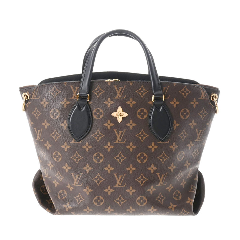 ルイヴィトンフラワージップトートMM 14145 ブラウン レディース モノグラムキャンバス 2WAYバッグ M44347 LOUIS VUITTON  中古 – 銀蔵オンライン