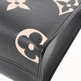 LOUIS VUITTON ルイヴィトン モノグラム アンプラント オンザゴーPM  ノワール/ベージュ M45659 レディース レザー ハンドバッグ Aランク 中古 銀蔵