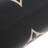 LOUIS VUITTON ルイヴィトン モノグラム アンプラント オンザゴーPM  ノワール/ベージュ M45659 レディース レザー ハンドバッグ Aランク 中古 銀蔵