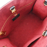 LOUIS VUITTON ルイヴィトン モノグラム アンプラント オンザゴーPM  ノワール/ベージュ M45659 レディース レザー ハンドバッグ Aランク 中古 銀蔵