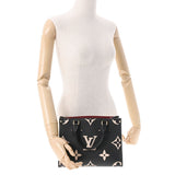LOUIS VUITTON ルイヴィトン モノグラム アンプラント オンザゴーPM  ノワール/ベージュ M45659 レディース レザー ハンドバッグ Aランク 中古 銀蔵
