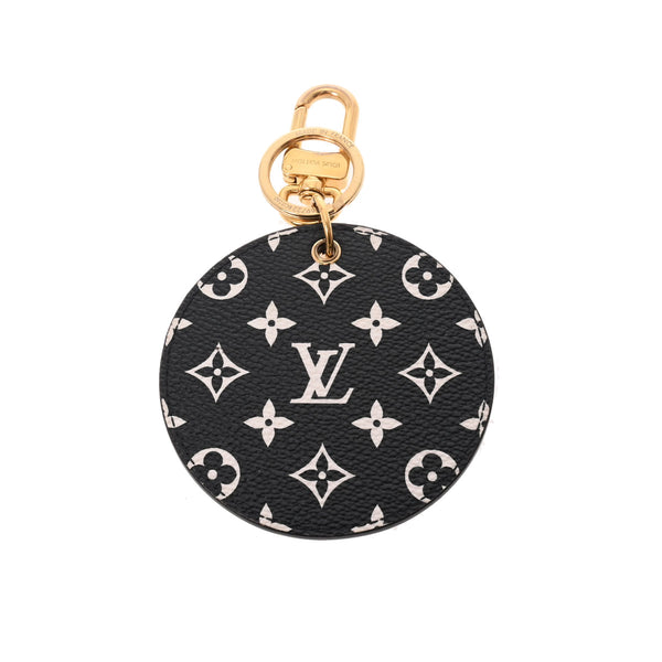 LOUIS VUITTON ルイヴィトン ポルトクレ イリュストレ バッグチャーム クレーム ルージュ M69722 ユニセックス レザー キーホルダー Aランク 中古 銀蔵