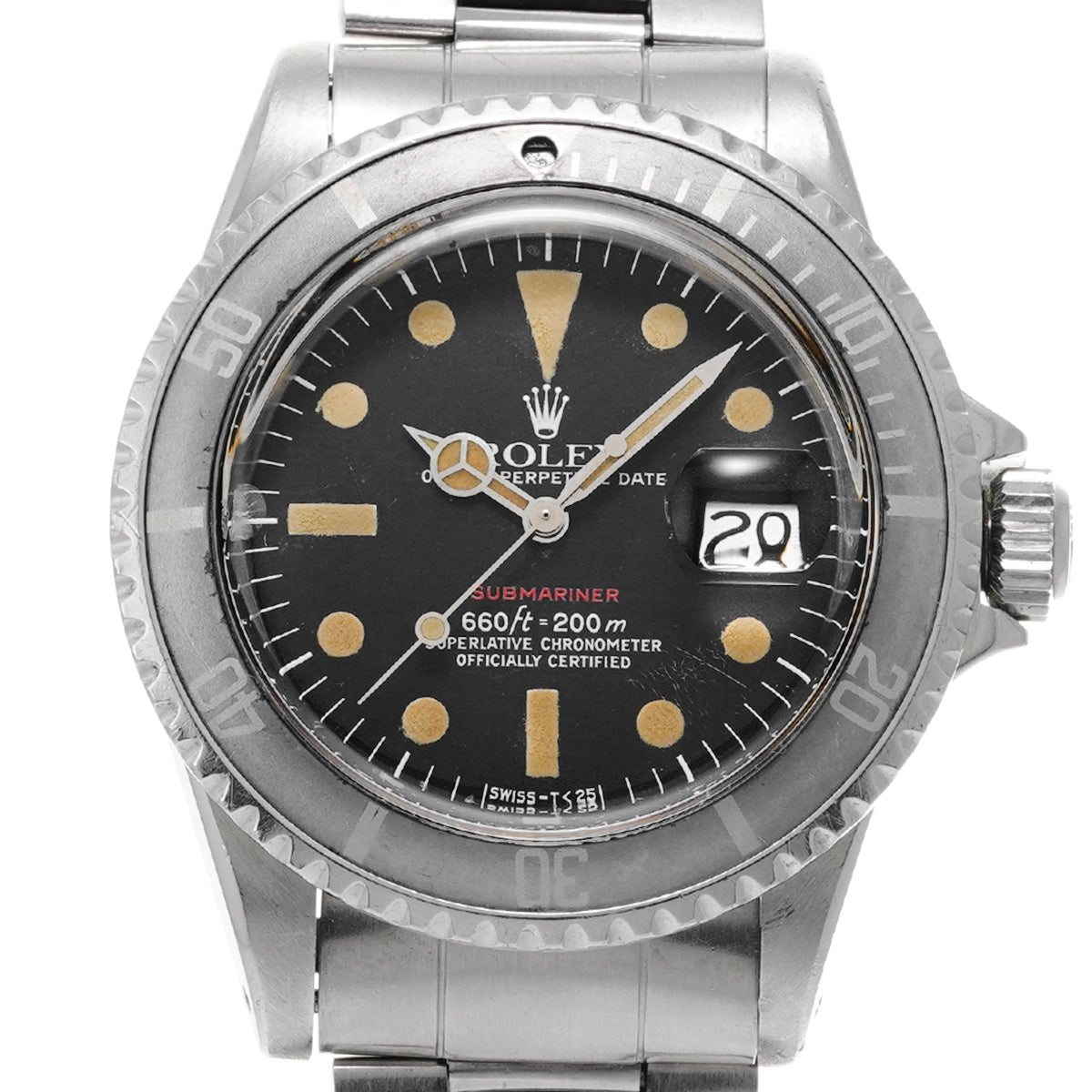 ロレックスサブマリーナ 赤サブ ブレス9315巻きブレス メンズ 腕時計 1680 ROLEX 中古 – 銀蔵オンライン