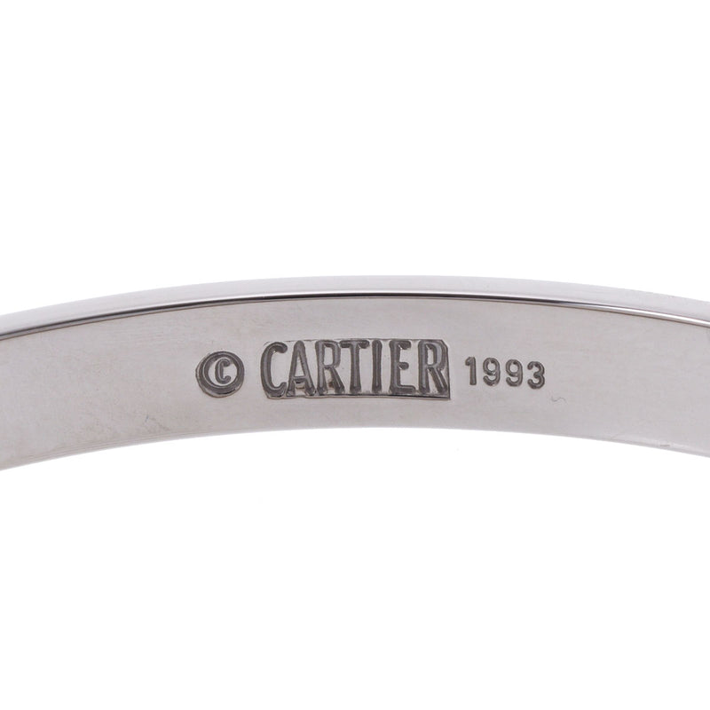 CARTIER カルティエ ラブブレスレット 旧型 #16 レディース K18ホワイトゴールド ブレスレット Aランク 中古 銀蔵