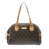 LOUIS VUITTON ルイヴィトン モノグラム モントルグイユ PM ブラウン M95565 レディース モノグラムキャンバス ハンドバッグ Bランク 中古 銀蔵