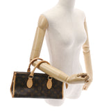 LOUIS VUITTON ルイヴィトン モノグラム ポパンクール ブラウン M40009 レディース モノグラムキャンバス ハンドバッグ ABランク 中古 銀蔵