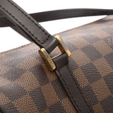 LOUIS VUITTON ルイヴィトン ダミエ パピヨンGM ブラウン N51303 レディース ダミエキャンバス ハンドバッグ Bランク 中古 銀蔵
