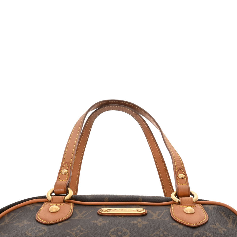 LOUIS VUITTON ルイヴィトン モノグラム モントルグイユ PM ブラウン M95565 レディース モノグラムキャンバス ハンドバッグ Bランク 中古 銀蔵