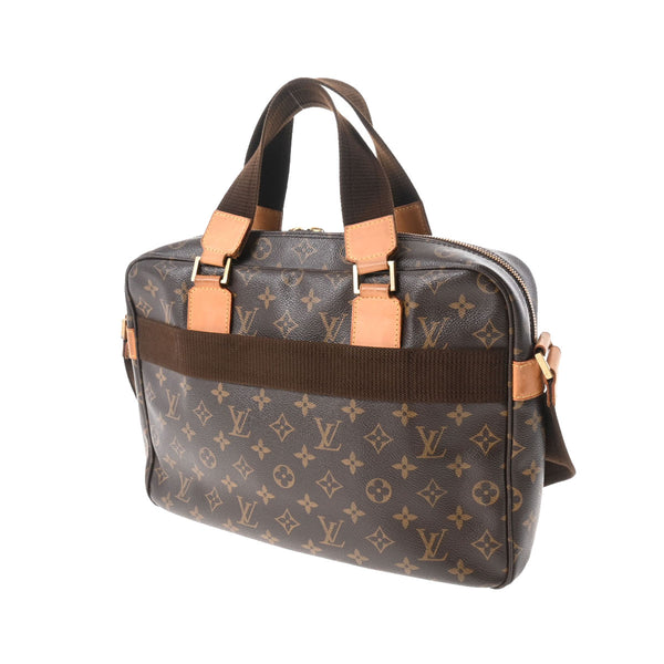 LOUIS VUITTON ルイヴィトン モノグラム サックボスフォール ブラウン M40043 レディース モノグラムキャンバス ショルダーバッグ Bランク 中古 銀蔵