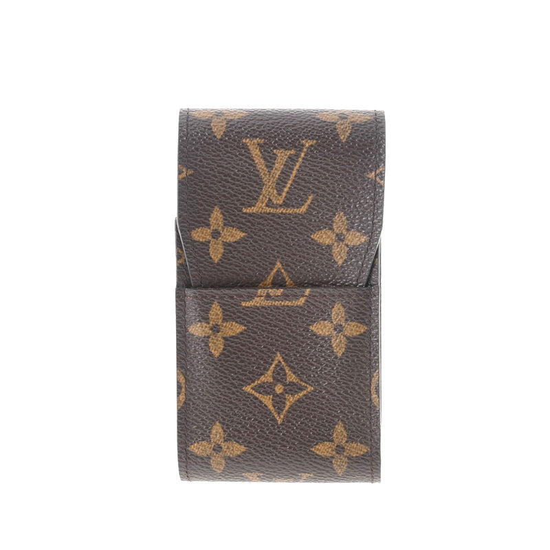LOUIS VUITTON ルイヴィトン モノグラム シガレットケース ブラウン M63024 ユニセックス モノグラムキャンバス ブランド小物 Aランク 中古 銀蔵