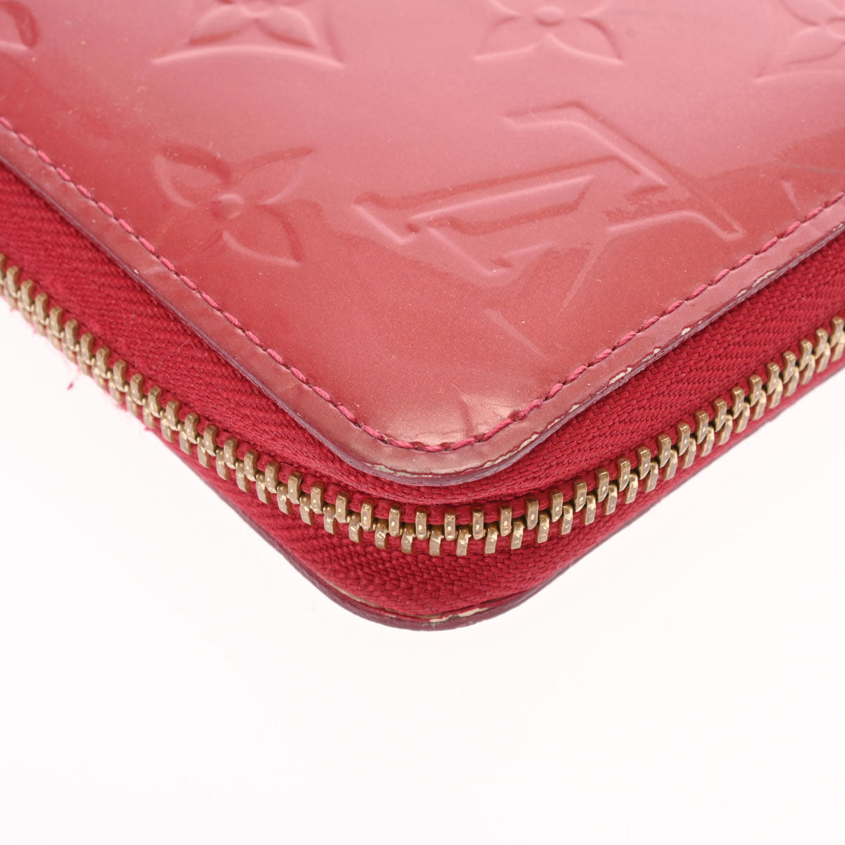 【5pa0619】ルイヴィトン 長財布 ヴェルニ ジッピーウォレット M91981  ポムダムール【中古】レディース LOUIS VUITTON（ルイ・ヴィトン） ヴェルニ ジッピーウォレット
