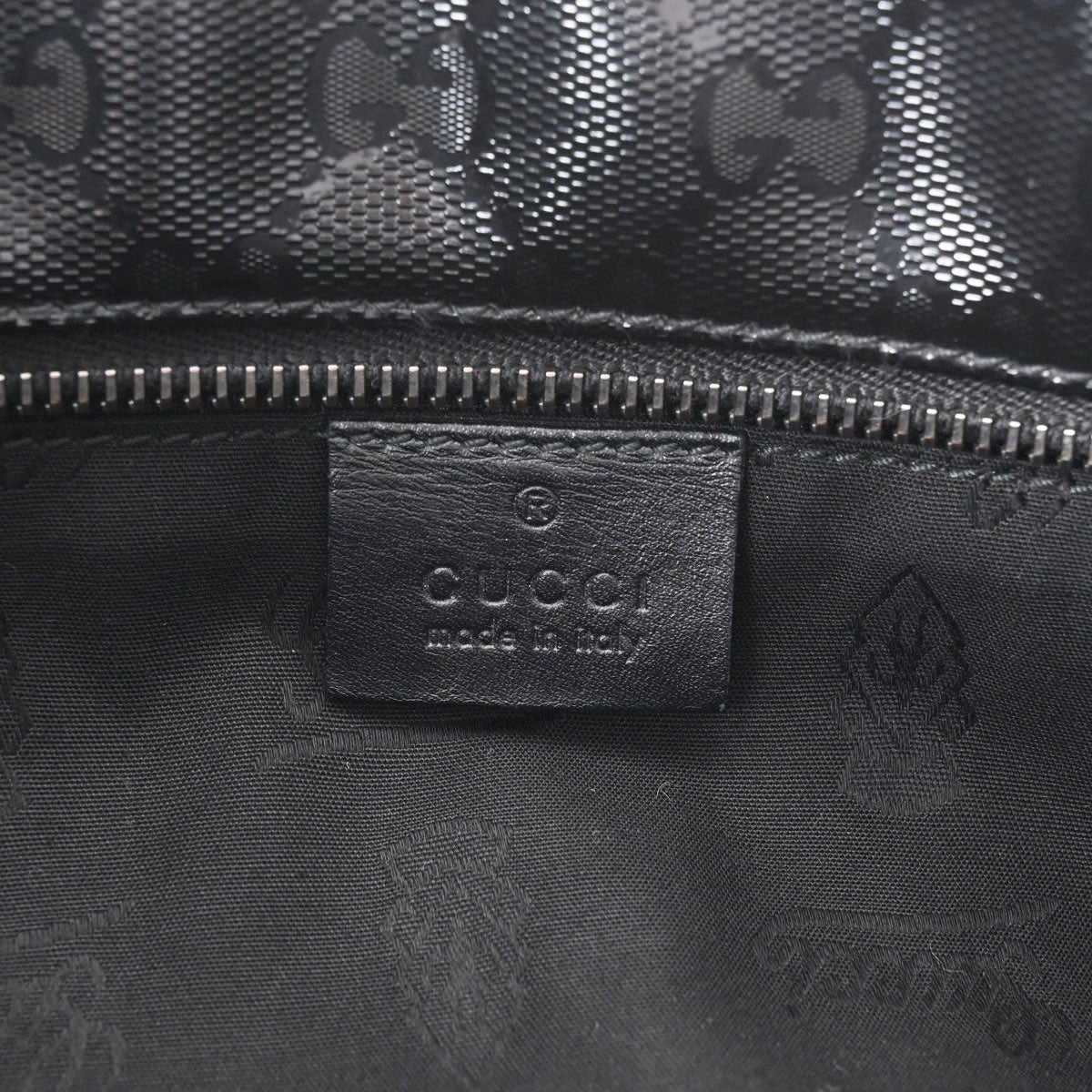 GUCCI グッチ 211137トートバッグ GG柄 PVC×レザー グレージュ×白 