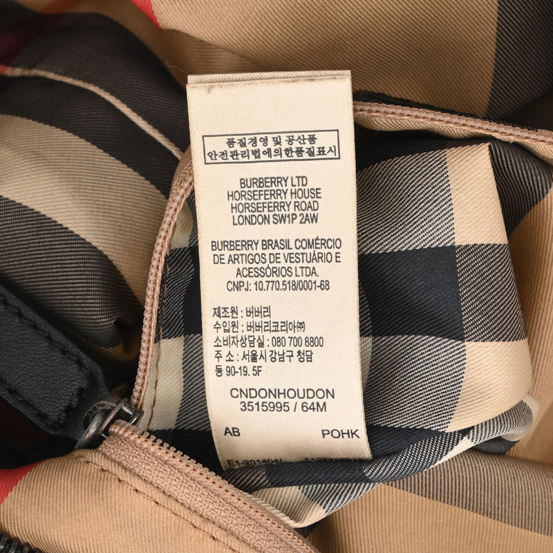 BURBERRY バーバリー インナーチェック トート ブラック 3515995 レディース ナイロン トートバッグ Aランク 中古 銀蔵