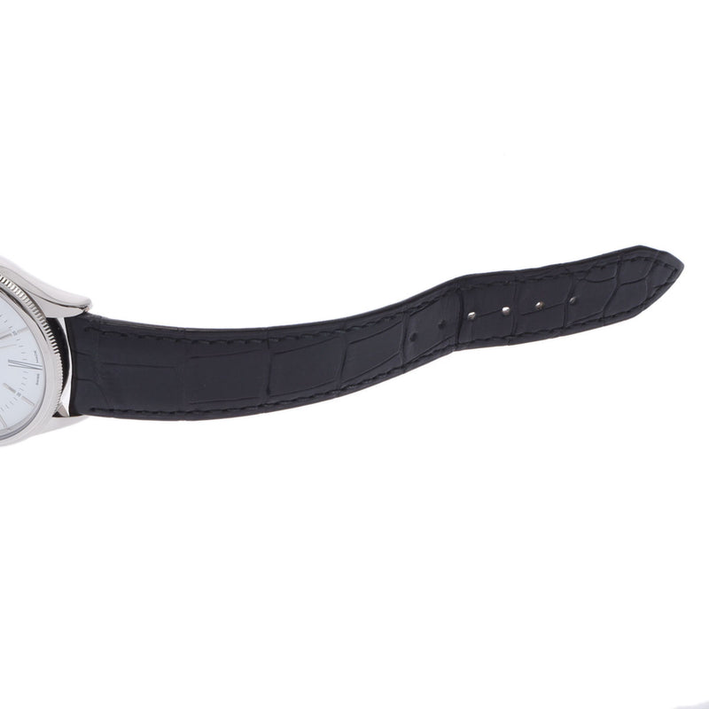 ROLEX ロレックス チェリーニタイム 50509 メンズ WG/革 腕時計 自動巻き ホワイト文字盤 Aランク 中古 銀蔵
