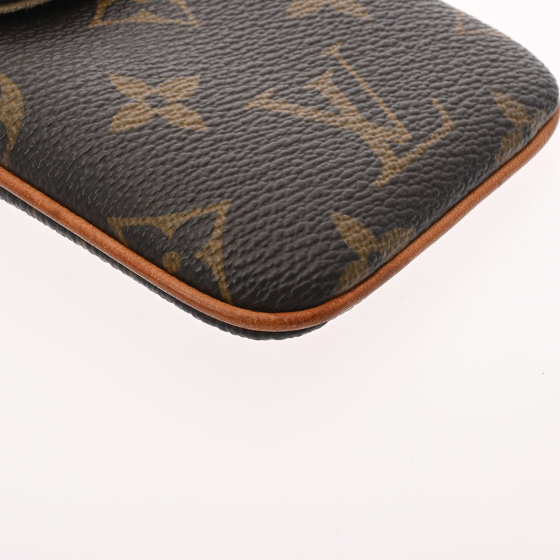 LOUIS VUITTON ルイヴィトン モノグラム エテュイ テレフォンヌMM ブラウン M66546 レディース モノグラムキャンバス ブランド小物 ABランク 中古 銀蔵