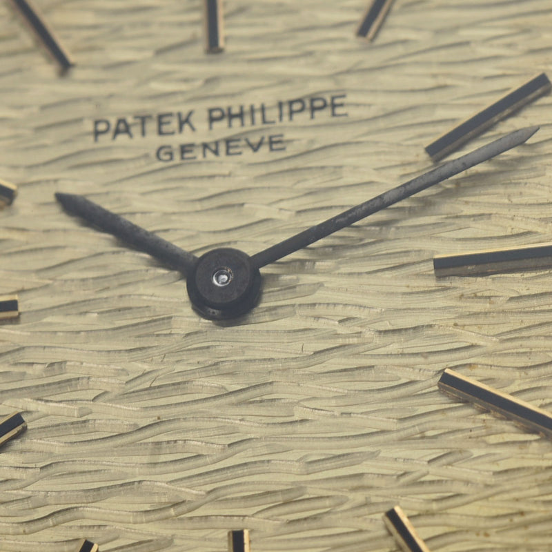 PATEK PHILIPPE パテックフィリップ スクエア ヴィンテージ 3553/1 メンズ YG 腕時計 手巻き ゴールド文字盤 Aランク 中古 銀蔵